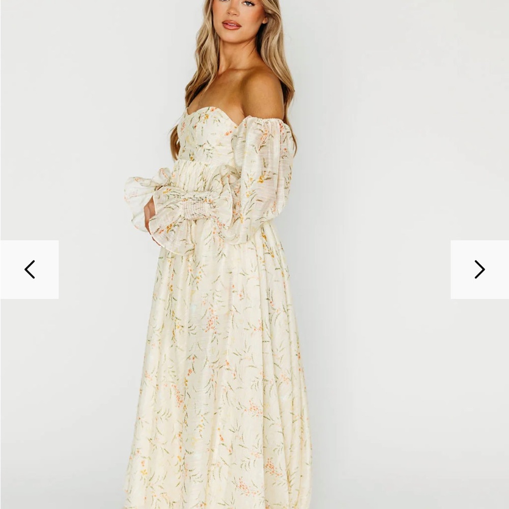 Worth Collective Delilah Maxi Dress with train - Picture 6 of 7